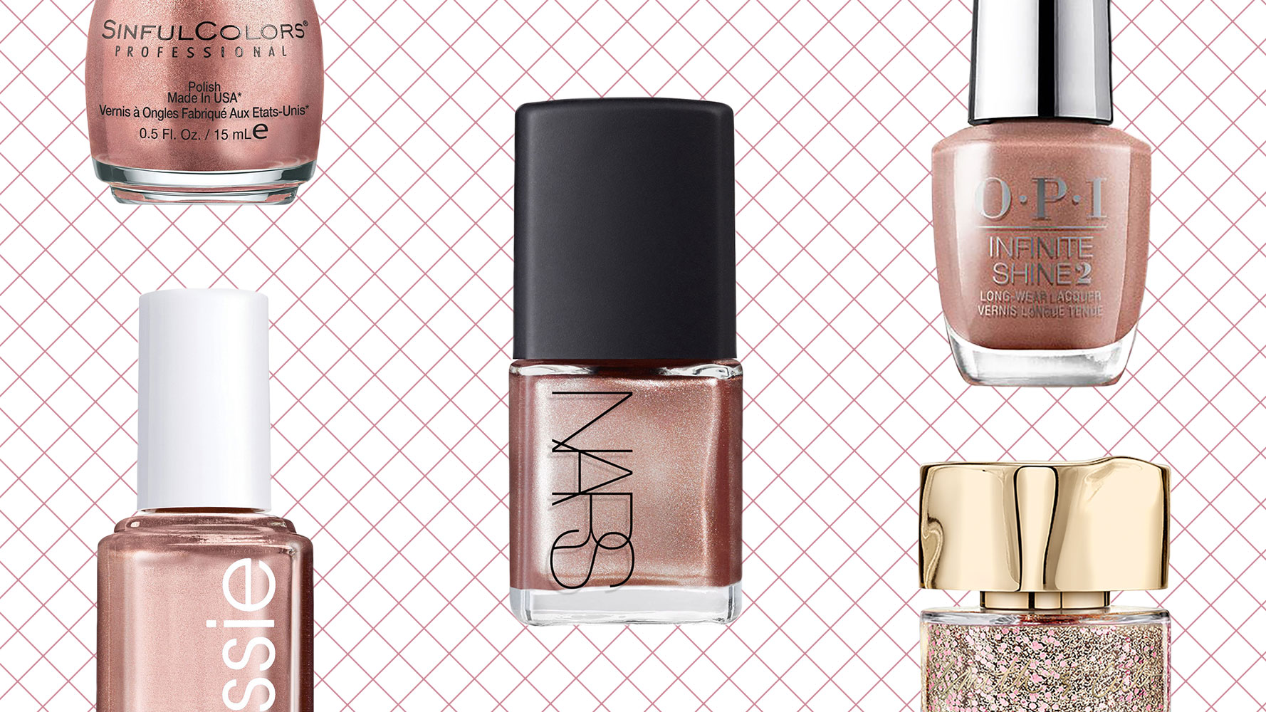10 Best Rose Gold Nail Polishes — Rose Gold Holiday Nail Colors | Marie  Claire