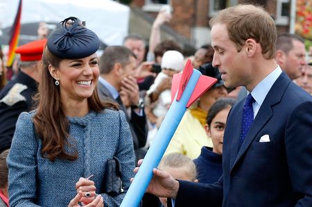 Kate Middleton and Prince William with children