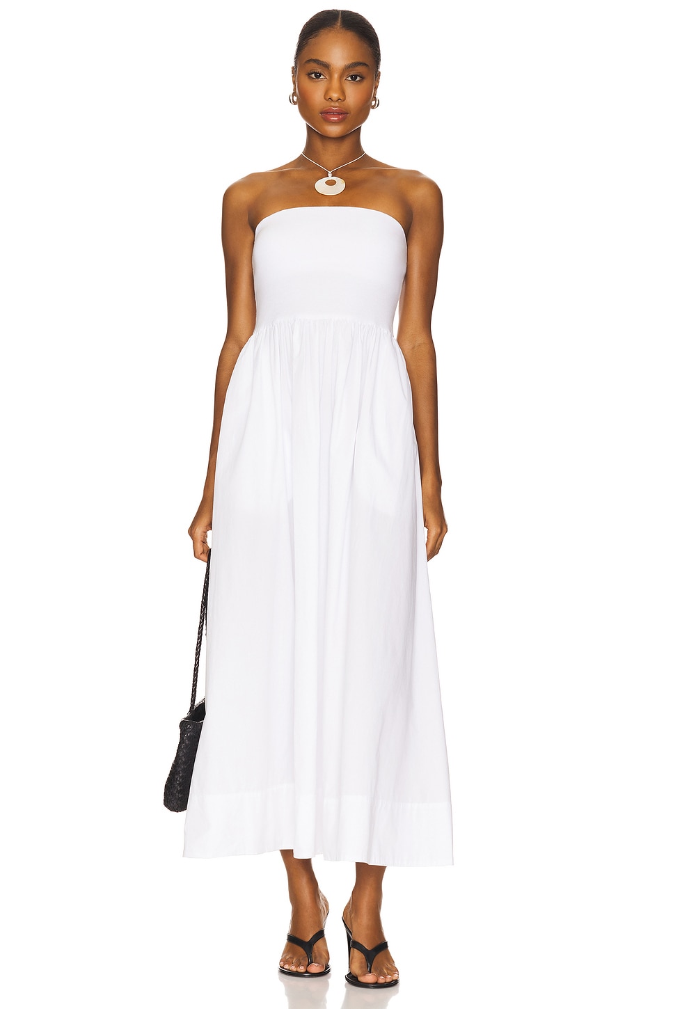 Cotton Resort Strapless Dress