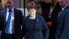 Former Scottish First Minister Nicola Sturgeon departs Edinburgh International Conference Centre after giving evidence to the COVID inquiry in Edinburgh, Scotland