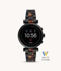 Fossil Gen 4 Smartwatch Sloan HR (Black/Tortoise Stainless Steel) | Was: $275 | Now: $129 | Save $150 at Fossil.com