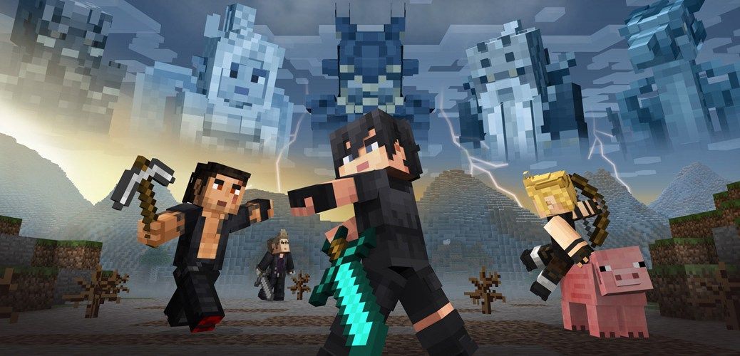 Final Fantasy 15s Noctis and pals have come to Minecraft  PC Gamer