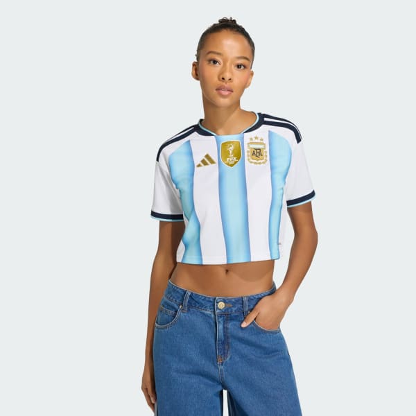 Argentina 26 Home Cropped Jersey
