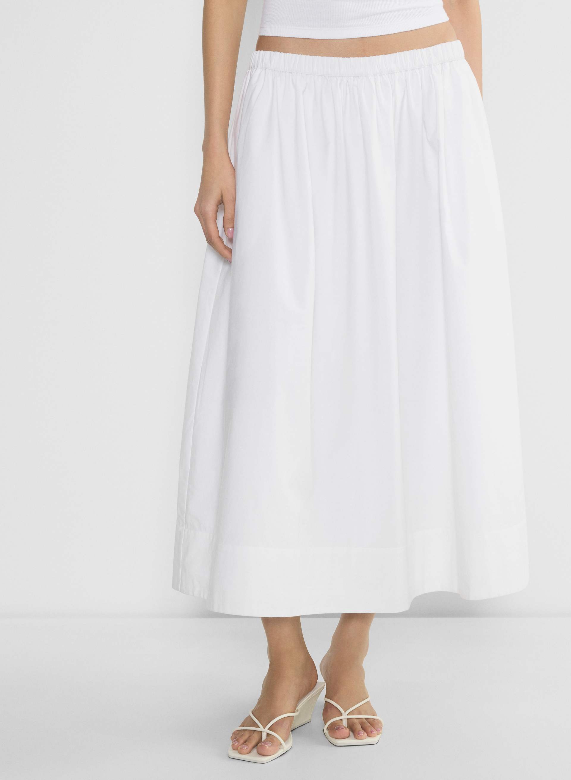 Luminary Poplin Skirt