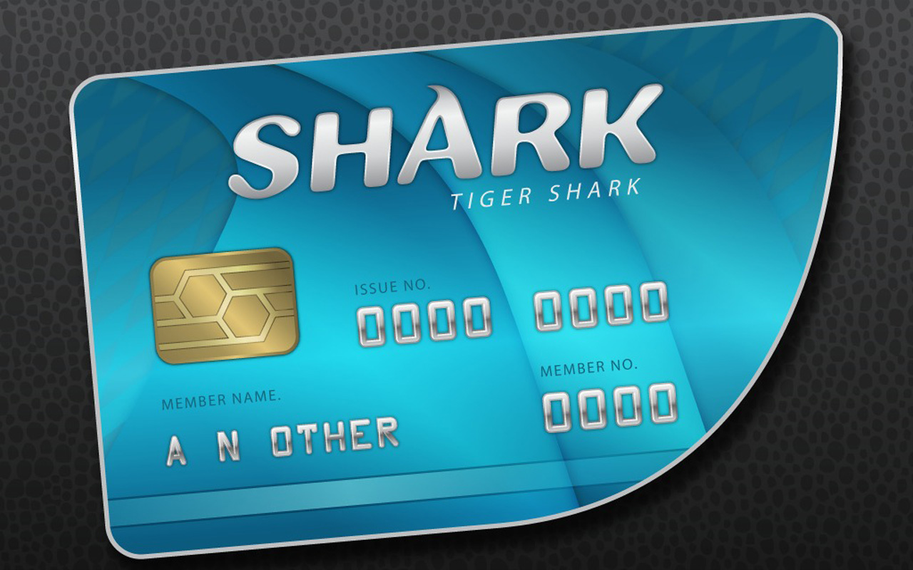 White shark card