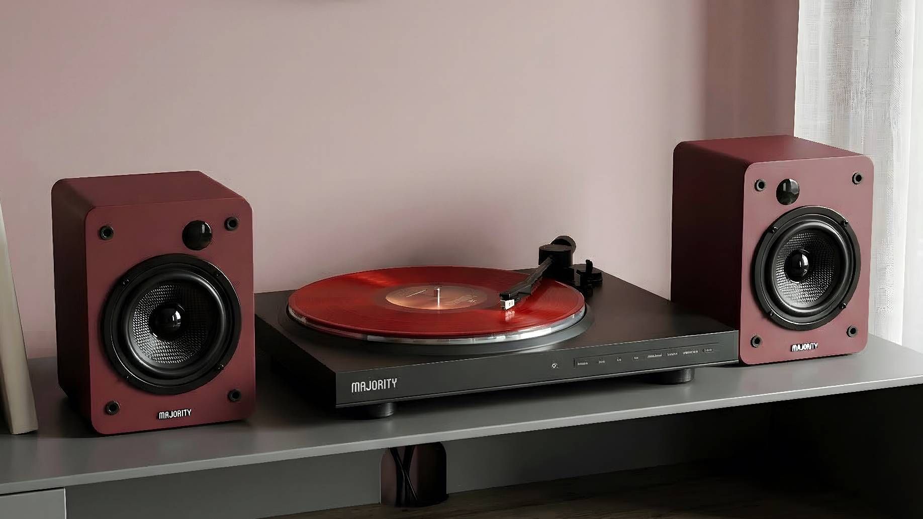 Majority's new turntable-speaker combo is affordable and colorful