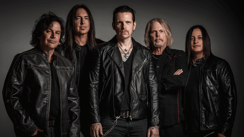 Press shot of black star riders