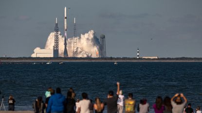 Blue Origin's New Glenn rocket launches from Cape Canaveral on second flight