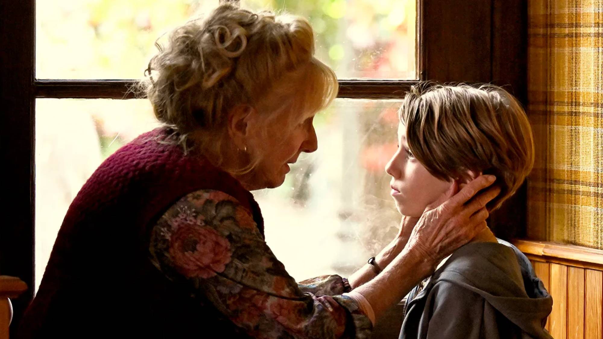 (L-R) H&amp;eacute;l&amp;egrave;ne Vincent as Michelle Giraud and Garlan Erlos as Lucas Tessier in &quot;When Fall Is Coming&quot;