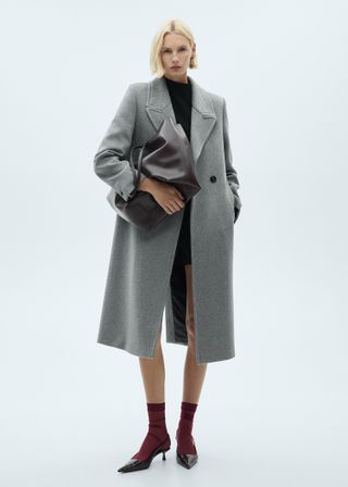 Lapels Wool Coat - Women | Mango United Kingdom