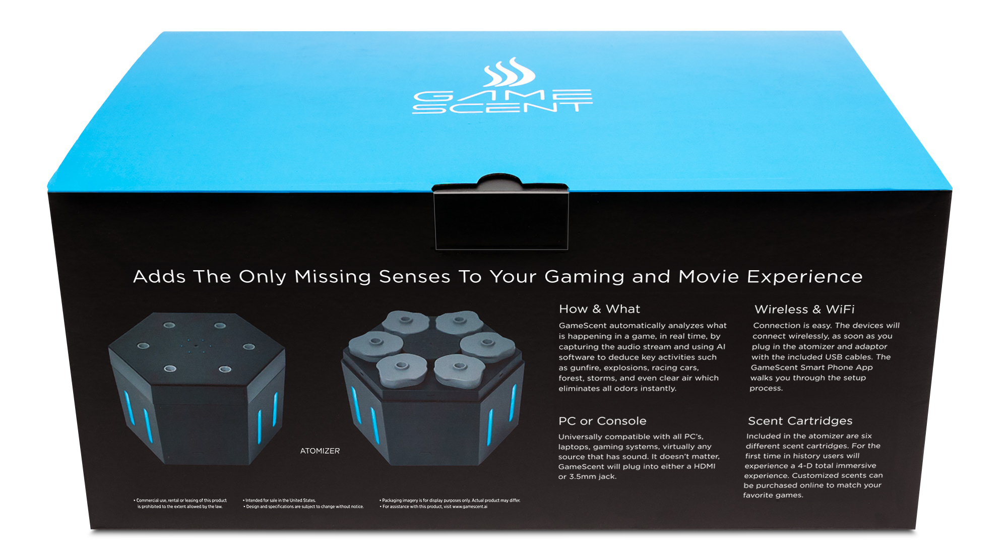 GameScent promo image - box back