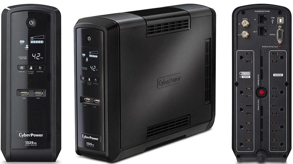cyberpower battery backup turn on