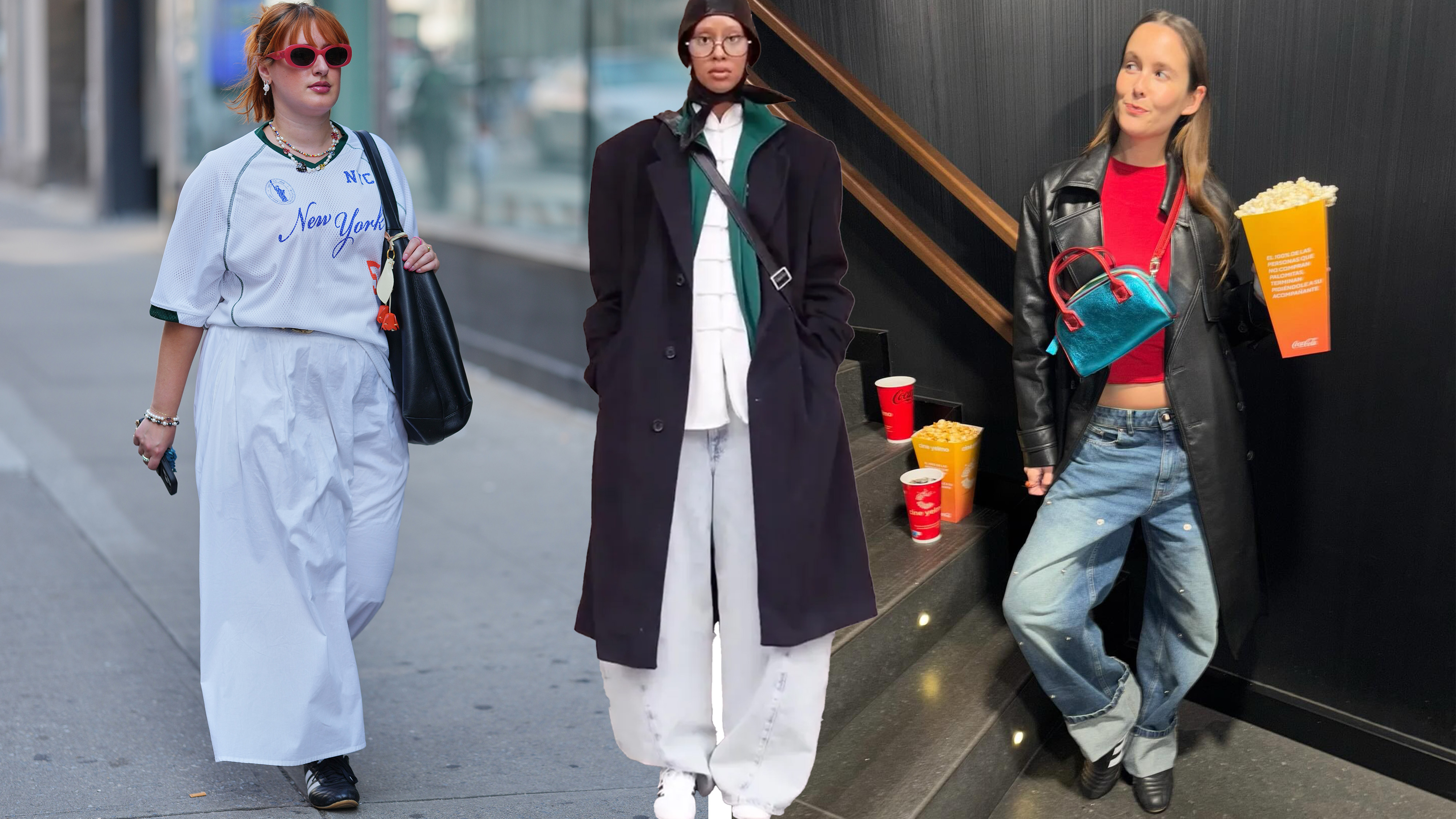 A collage of three women wearing Adidas Taekwondo sneakers.