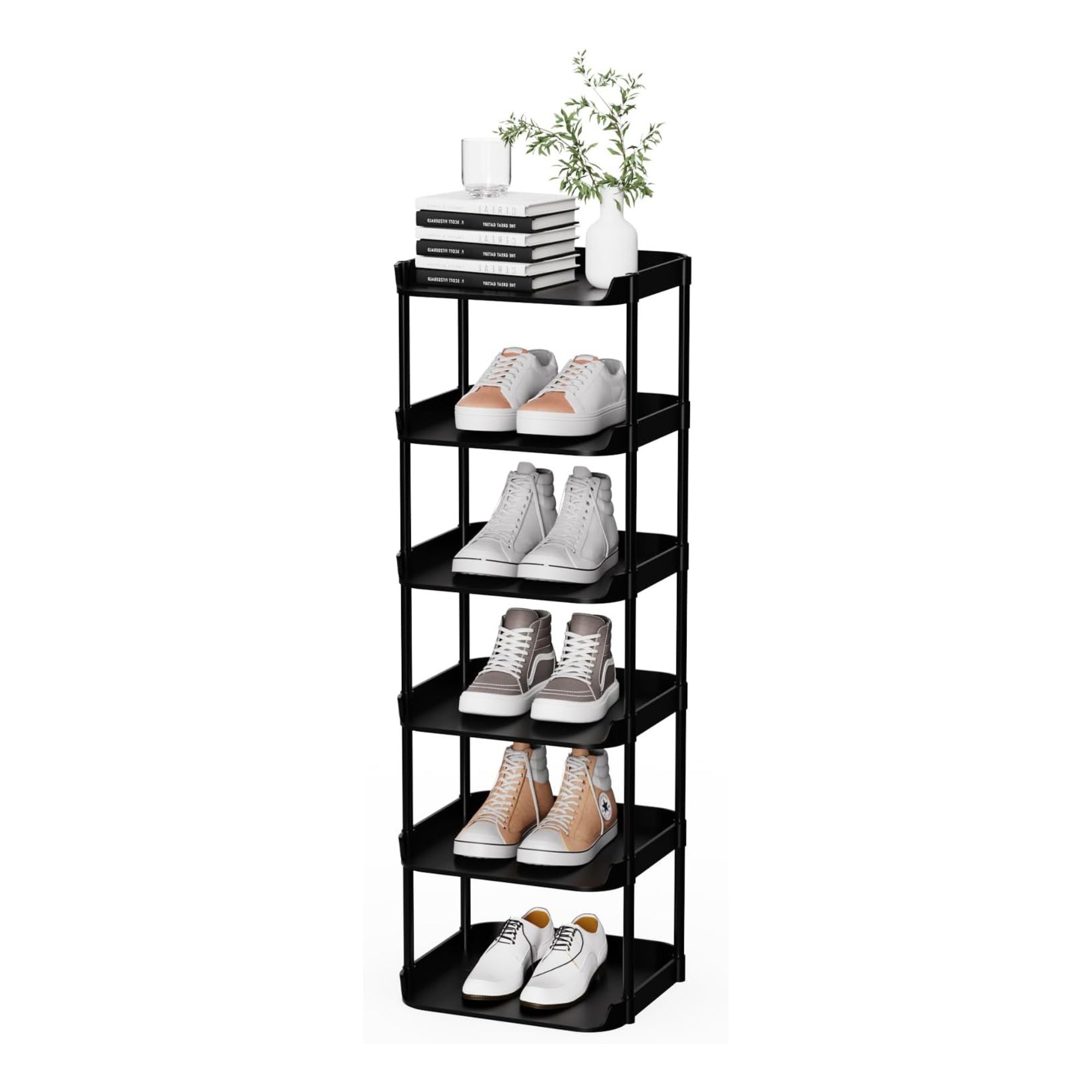 6 Tier Narrow Shoe Storage Rack