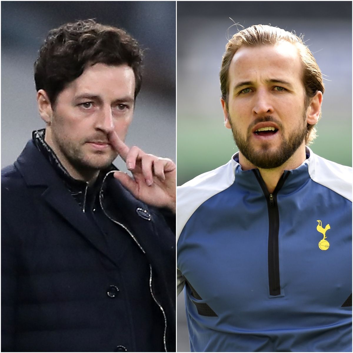 Ryan Mason (left) and Harry Kane