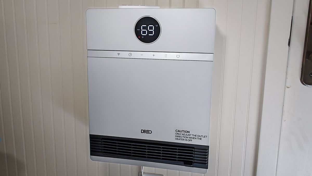 Dreo wall space heater front design