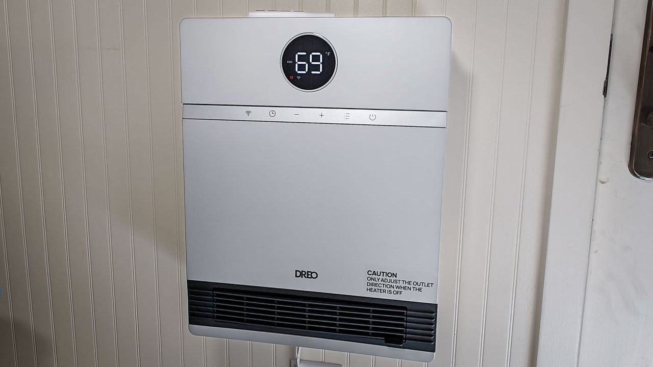 Dreo wall space heater front design