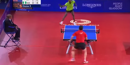 This table tennis rally is crazy exciting