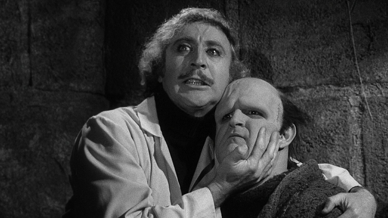 Gene Wilder and Peter Boyle in Young Frankenstein.
