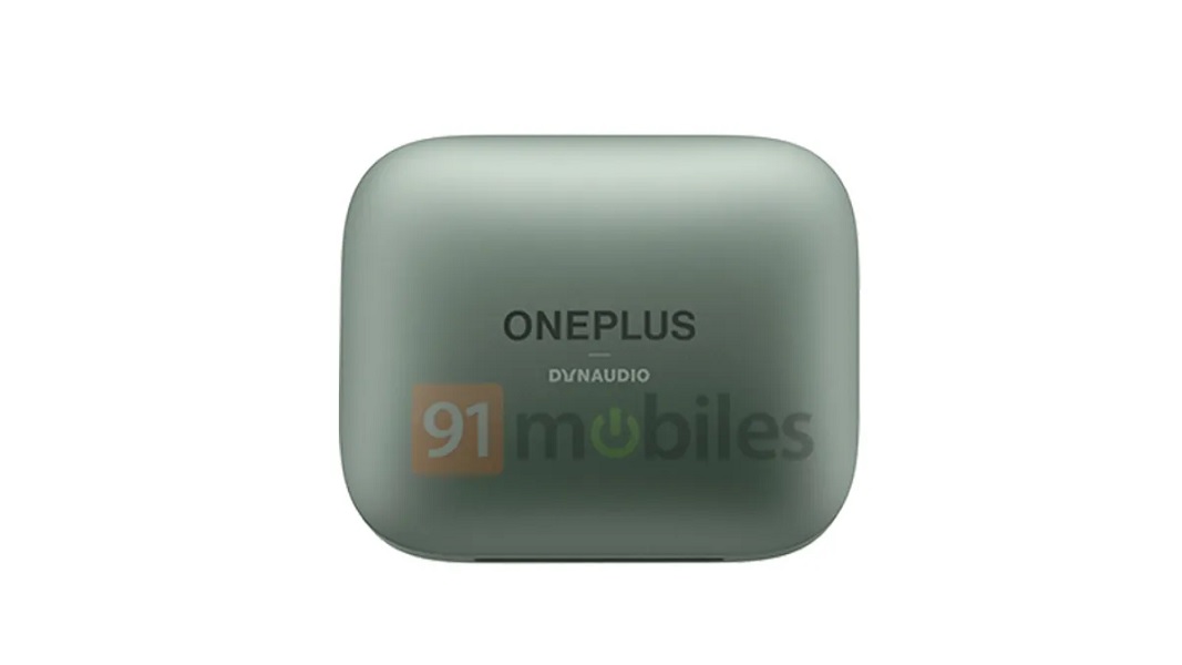 A rumored look at the closed case of the OnePlus Buds Pro 2.