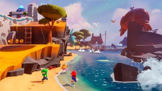 Mario Plus Rabbids Sparks Of Hope Beach