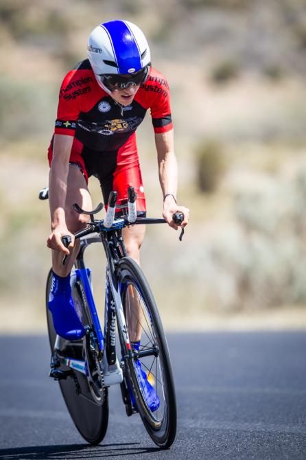 Women's leader Mara Abbott (UnitedHealthcare) put in a solid time trial