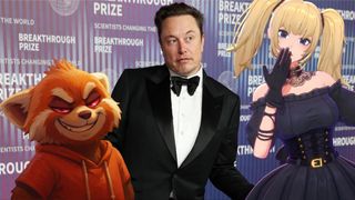 Elon with friends Ani and Rudy