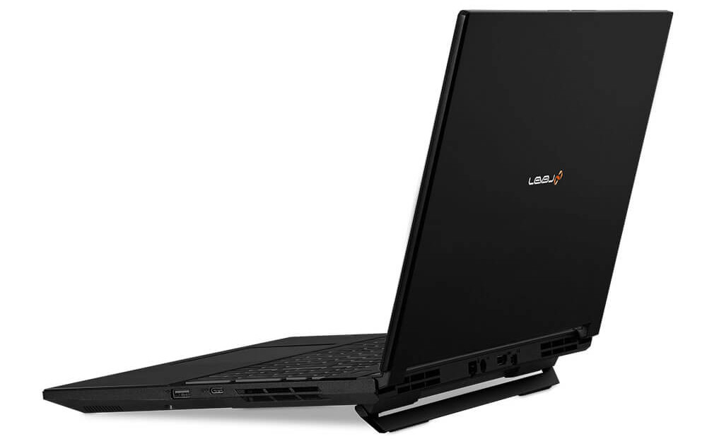 Iiyama PC Level 15FX167 laptop shown from the side with stand extended