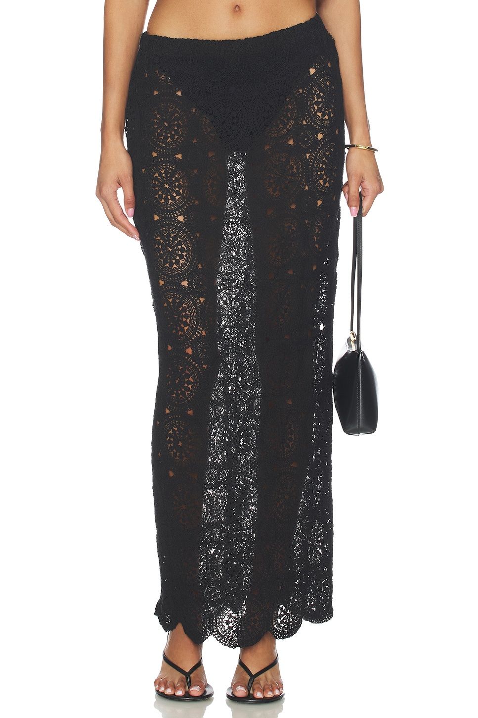 Laurenne Crochet Midaxi Skirt