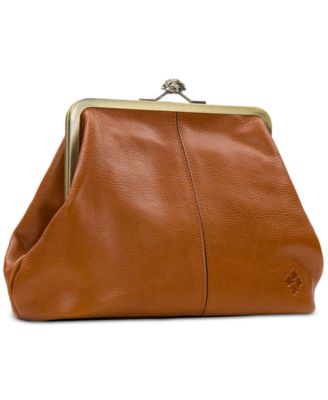 Sofia Kisslock Leather Bag