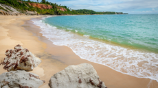 A sandy beach in Trancoso