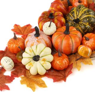 Artificial Lifelike Mixed Pumpkins