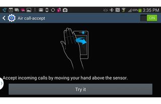 Samsung Galaxy Note 3 (Verizon) Air Call Accept