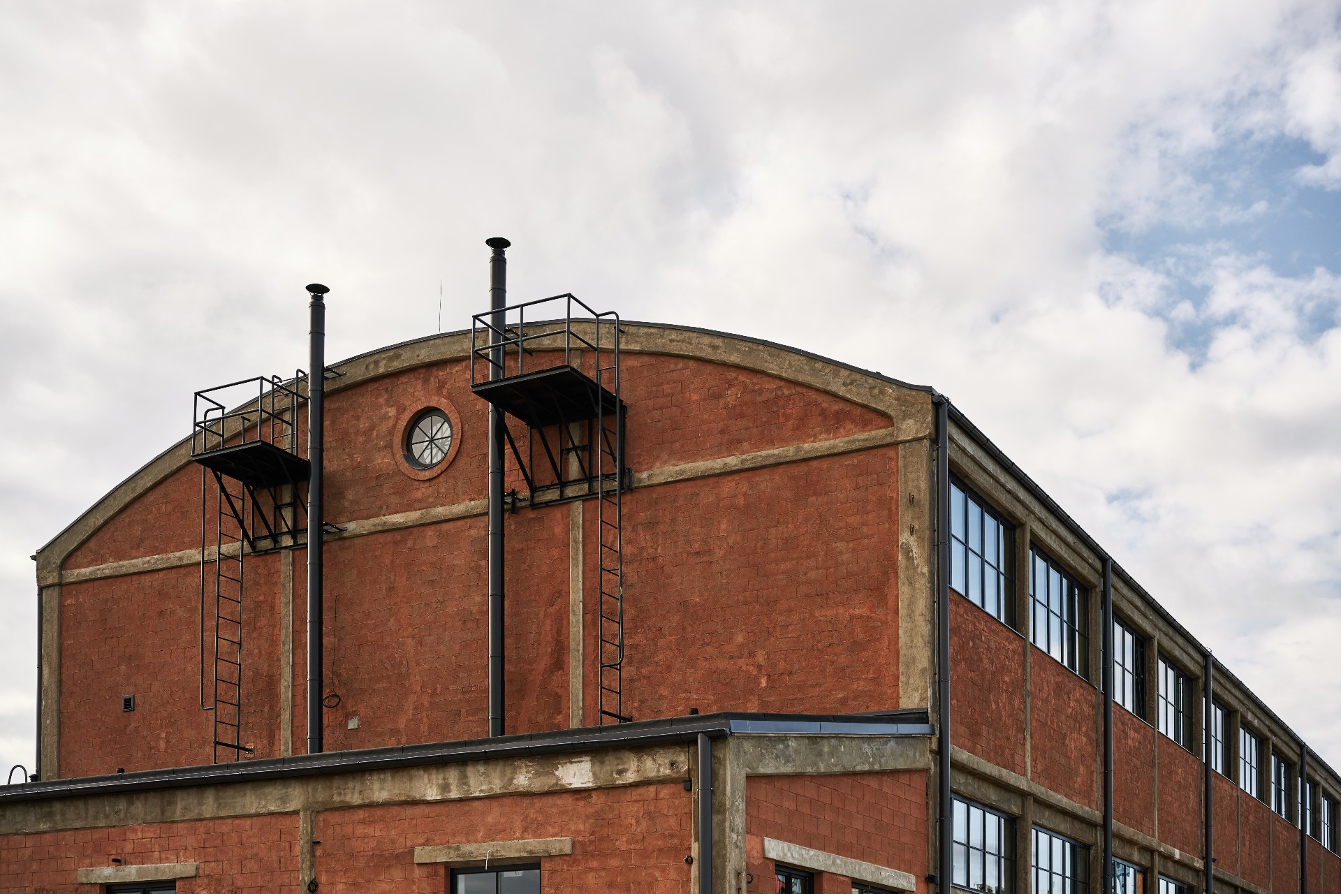 Exterior of the former submarine factory