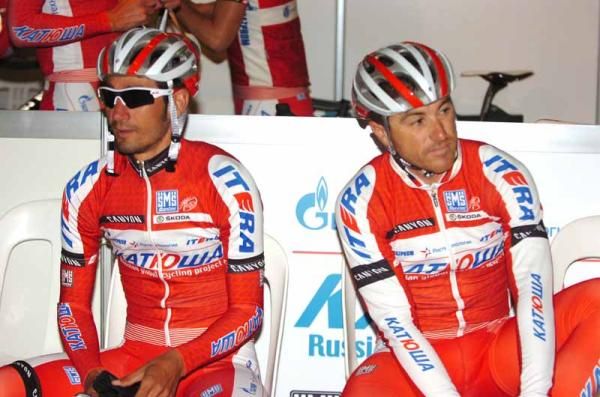 Giampaolo Caruso and Luca Paolini (Katusha)