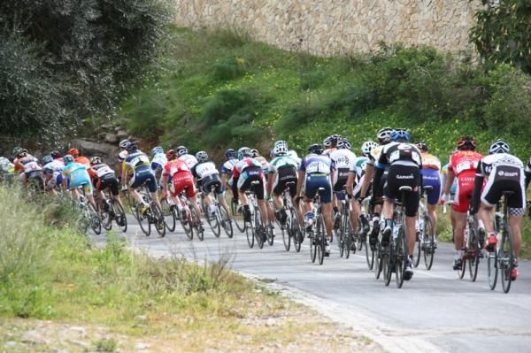 The peloton in Tavira