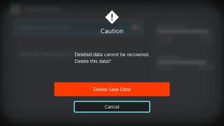 Deleting your Miitopia save data from your Nintendo Switch: Your save data will be deleted. When the process is done, select OK.