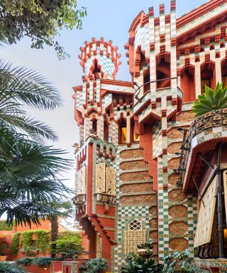 Exterior of Antoni Gaudí’s Casa Vicens in Barcelona
