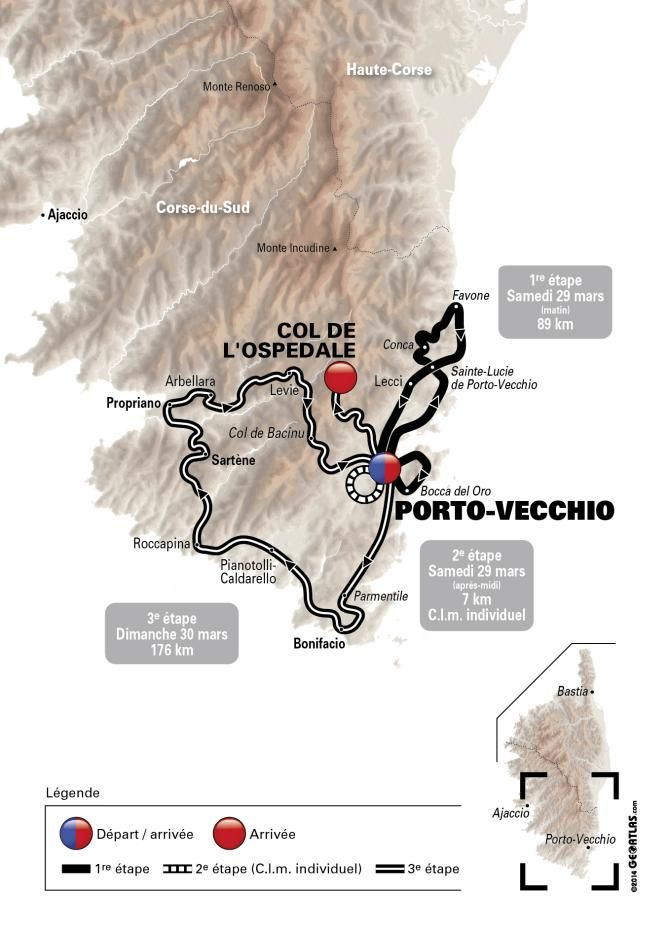 2014 Crit&eacute;rium International route