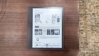 Amazon Kindle Scribe display