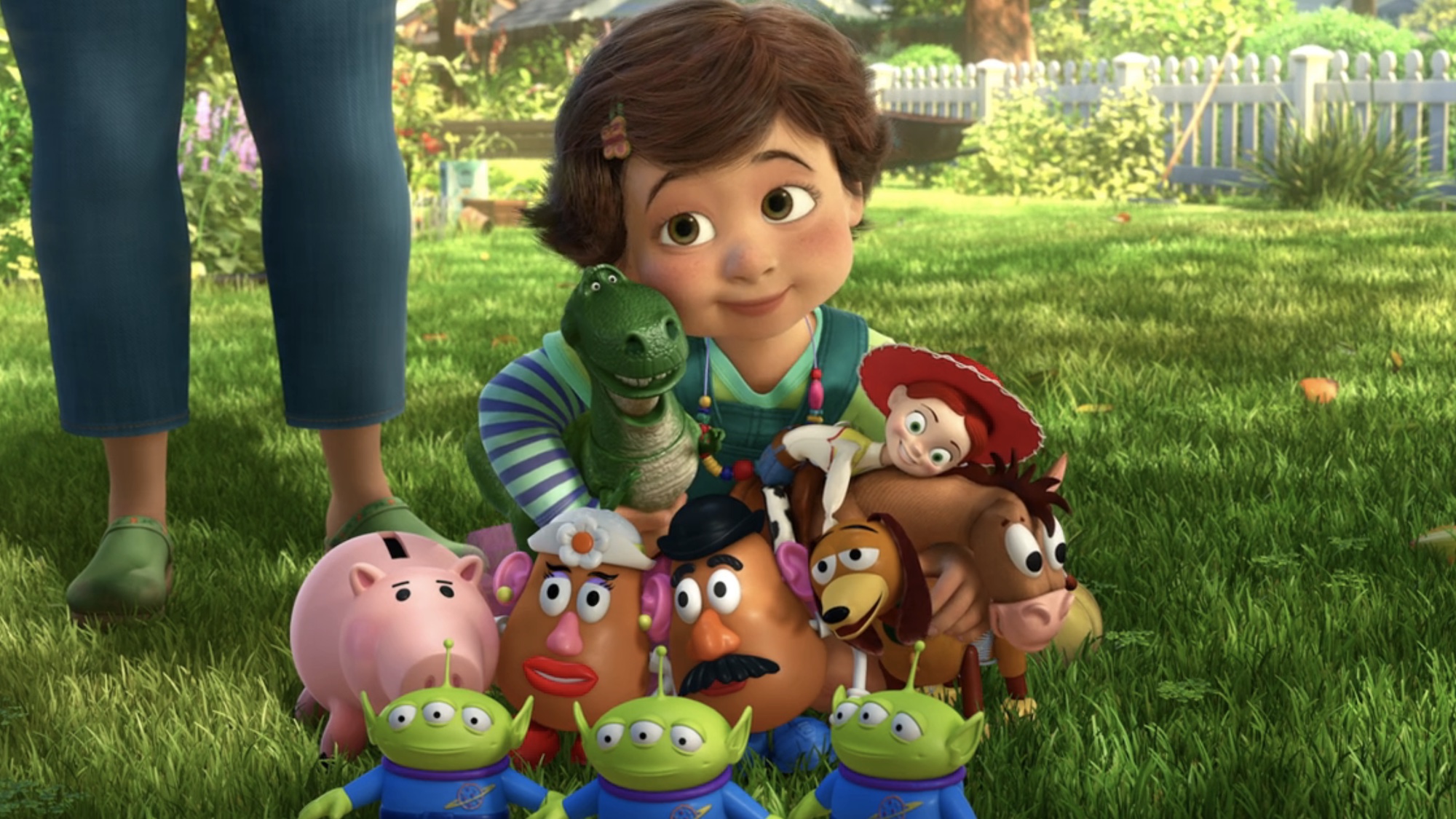 Bonnie with Andy's toys in Toy Story 3.