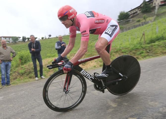 Cadel Evans (BMC Racing) had to settle for third in the time trial
