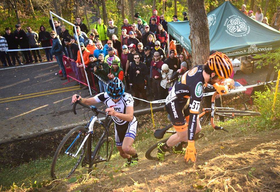 Some of the run-ups at Devou Park are extremely steep