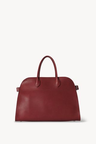 The Row Margaux soft leather bag with top handle