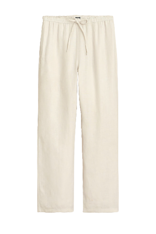 New Soleil Pant in Striped Linen