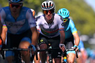 South African road race champion Daryl Impey (Mitchelton-Scott) at the 2019 GP Cycliste de Québec