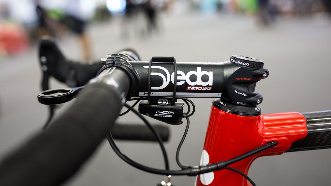 Swift's Deda Zero100 stem is made from alloy and measures 130mm