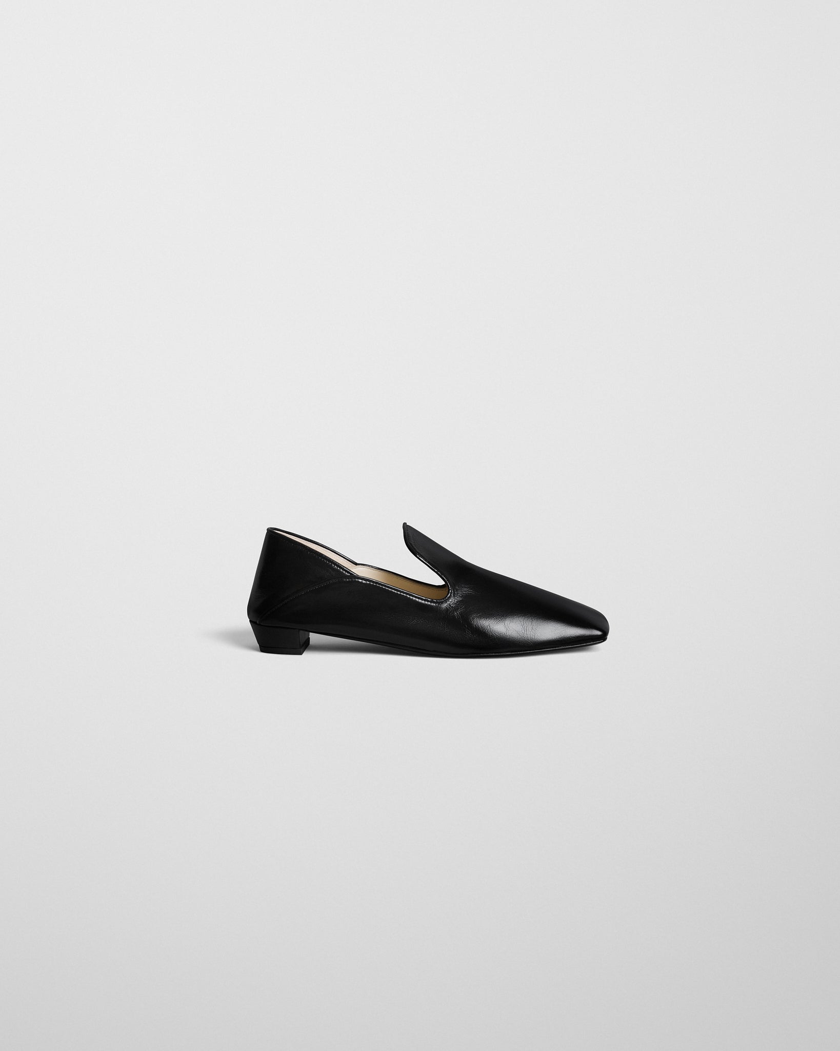 Man's Slipper 20 | Black Leather
