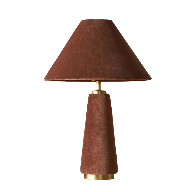 Anthropologie, Lulu Velvet Table Lamp