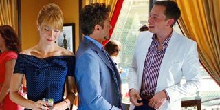 Gwyneth Paltrow, Robert Downey Jr., and Elon Musk in Iron Man 2